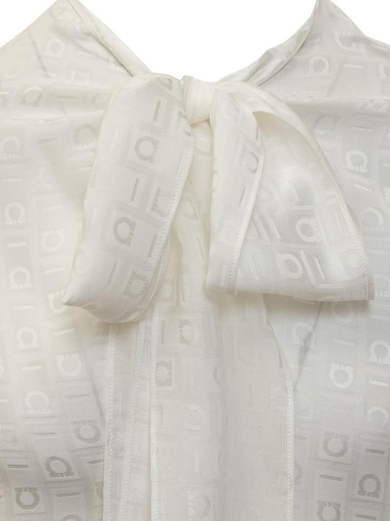 Ferragamo Ferragamo Silk Shirt With Logo IT 42 - Shirts