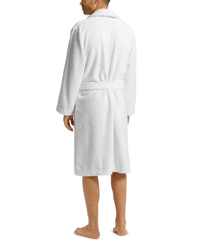 Hanro Men
s Plush Terry Velour Robe 2