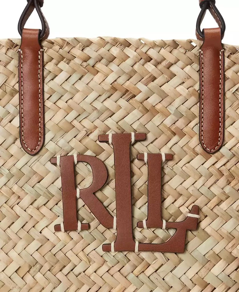 Ralph Lauren Shelbie Straw Medium Tote 2
