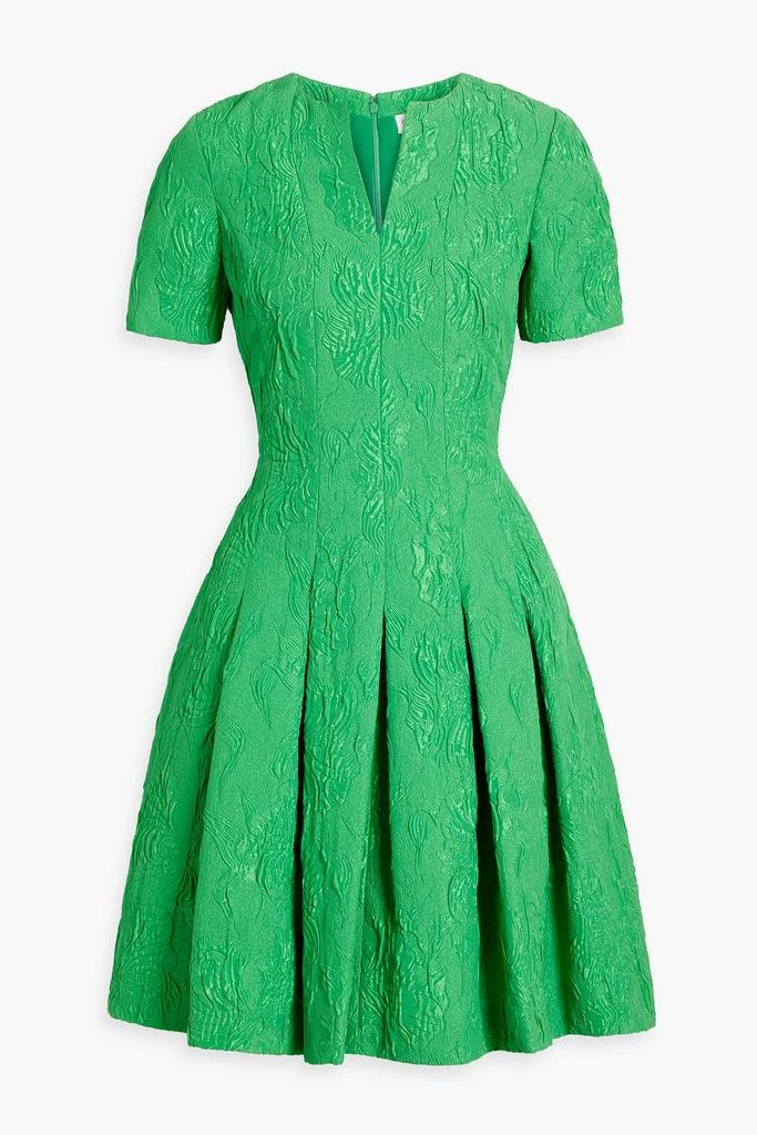 Pleated satin-cloqu mini dress  On Sale Now with Up to 75% Off | Discover  Exclusive Deals & Savings at BeyondStyle  Authentic Oscar de la Renta  women|clothing|mini dresses|dresses with Limited-Time Discounts,