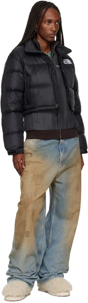 The North Face Black Nuptse Short Down Jacket 4