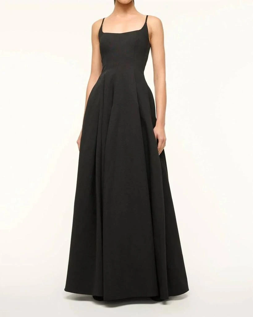 Staud Joy Maxi Dress In Black 1