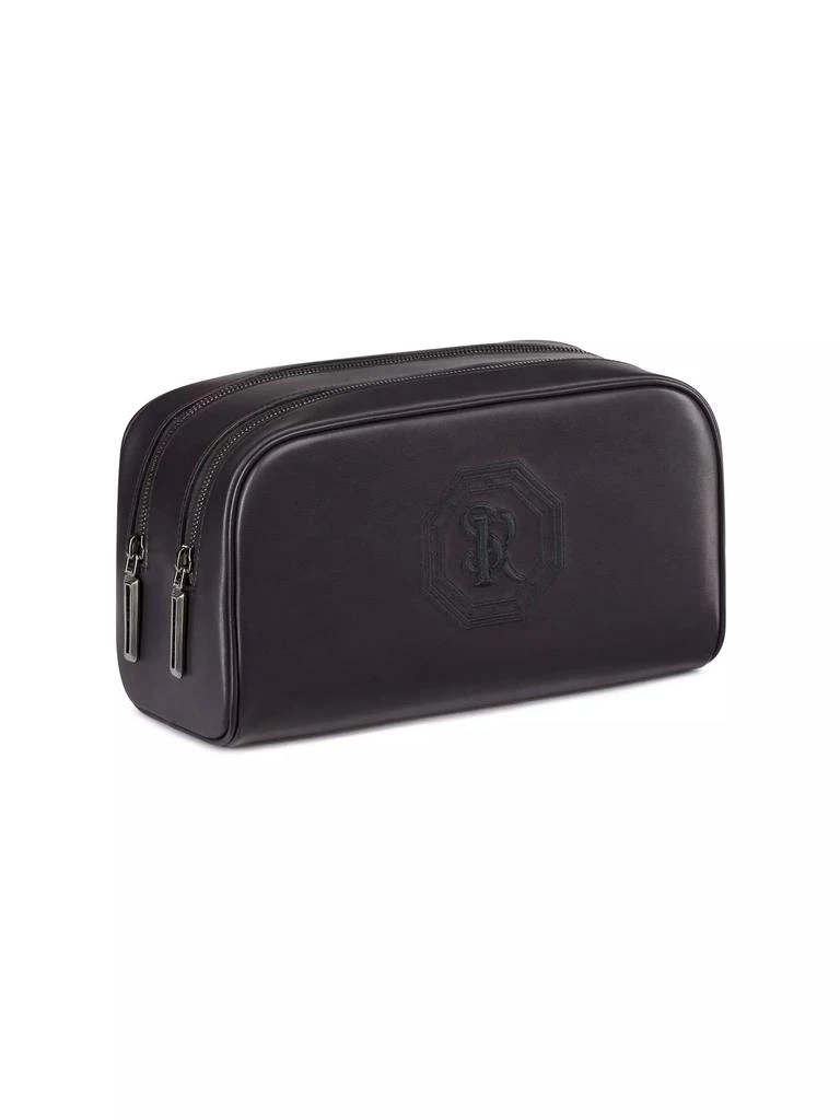 Stefano Ricci Saddle Soft Calfskin Leather Toiletry Bag 5