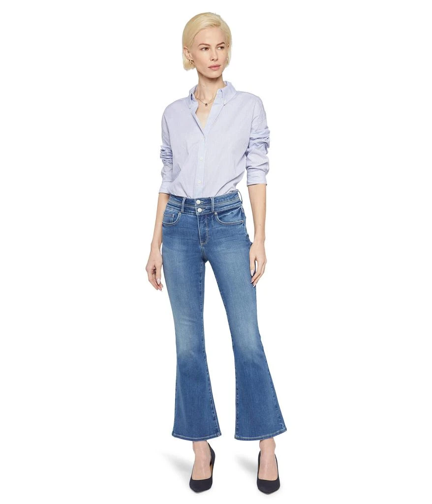 NYDJ High-Rise Ava Flare Panel Waistband in Lovesick 1