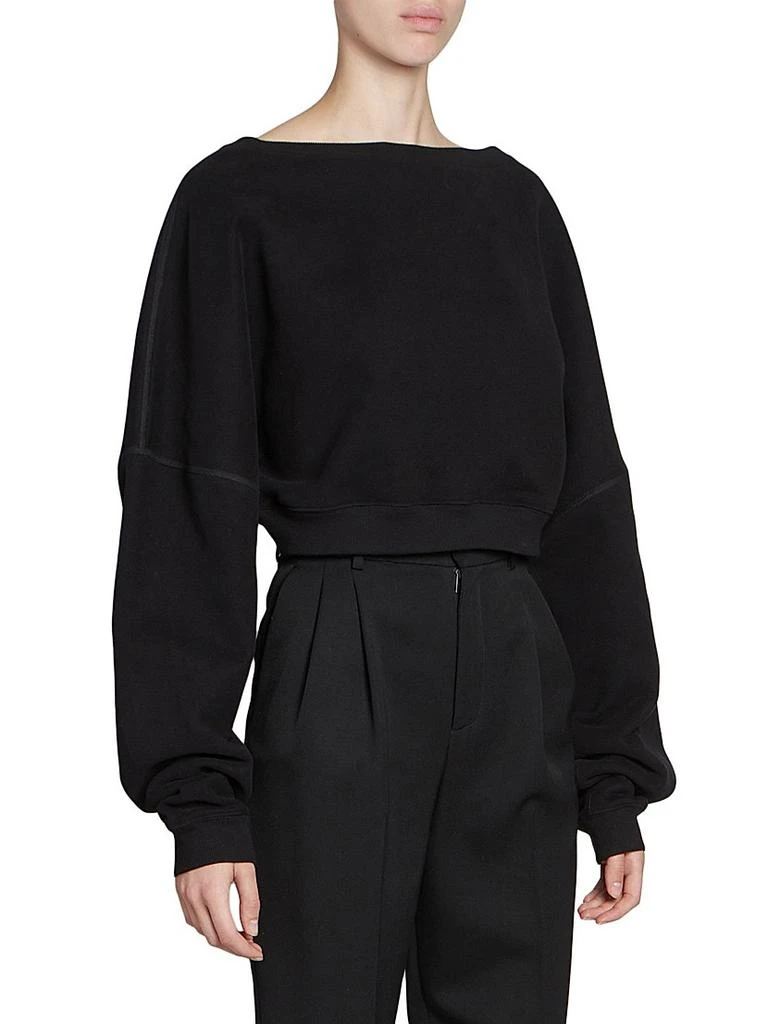 Yves Saint Laurent Cropped Sweatshirt 5