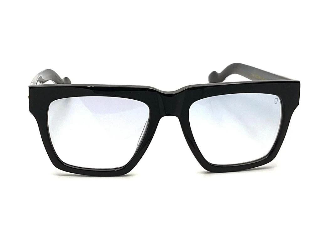 Entourage of 7 Unisex Titus Square Eyeglasses In Shinny Black 2