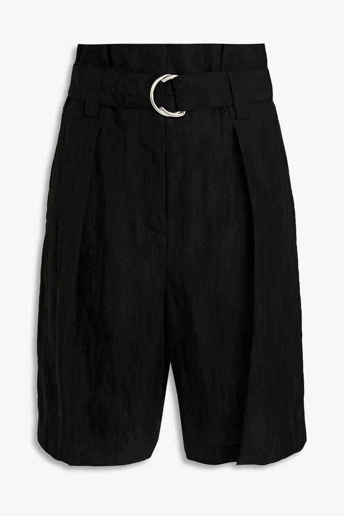 3.1 Phillip Lim Belted crinkled TENCEL™-blend shorts