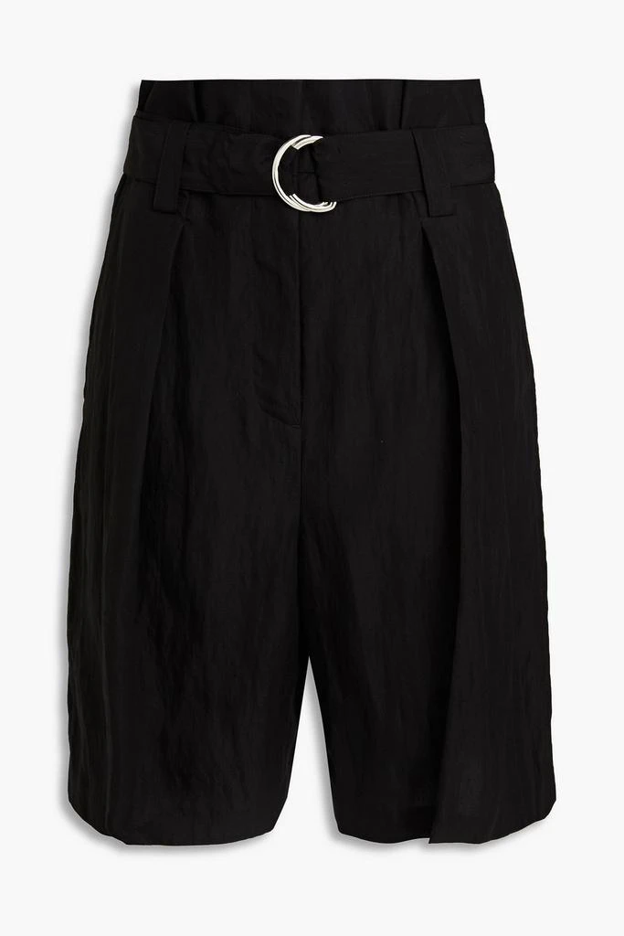 3.1 PHILLIP LIM Belted crinkled TENCEL™-blend shorts 1