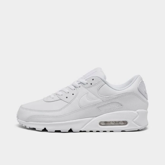 NIKE Men's Nike Air Max 90 Leather Casual Shoes 1