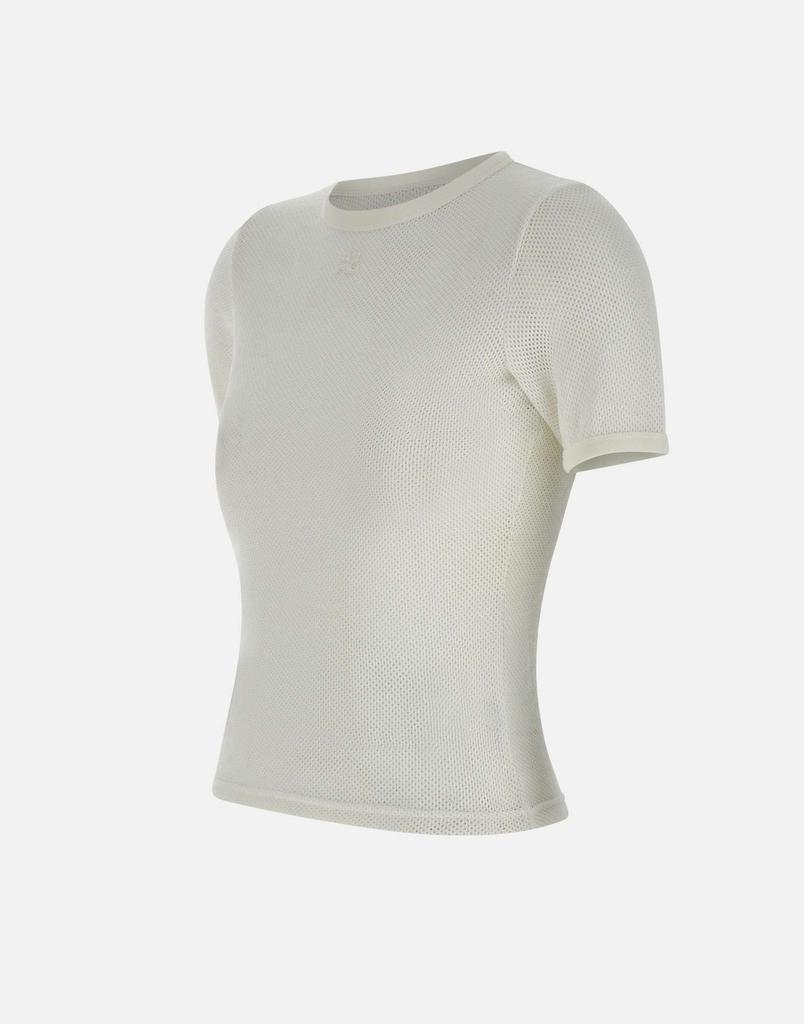 courreges "Signature contrast t-shirt"