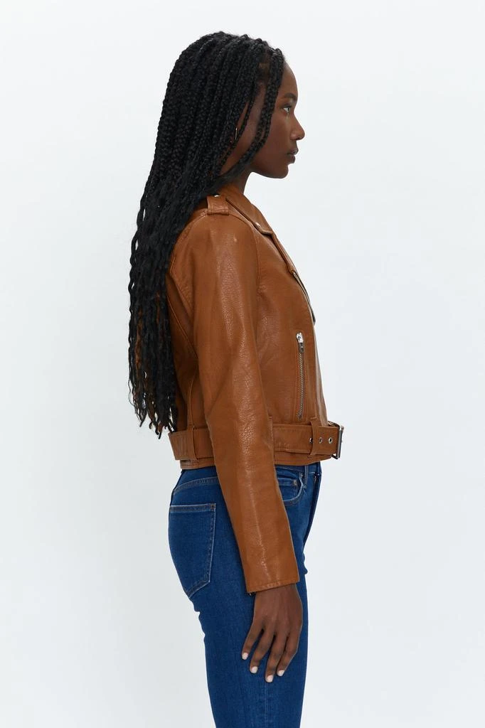 Pistola Denim Tracy Moto Jacket - Cognac 3