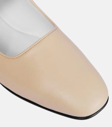 The Row Ava leather ballet flats 6