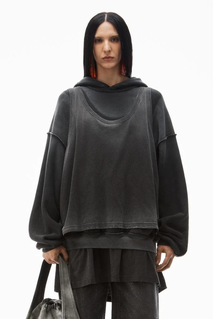Alexander Wang oversize triple-layer unisex hoodie in cotton 1