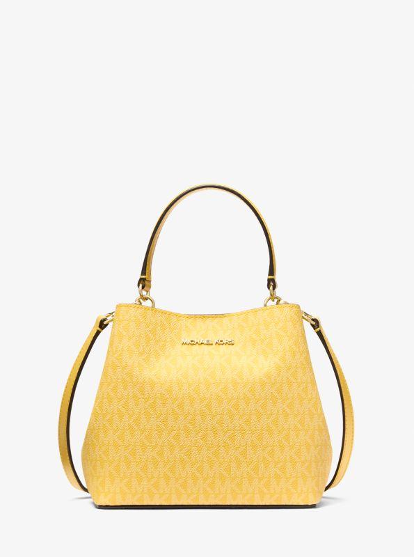 Michael Kors Pratt Small Signature Logo Shoulder Bag