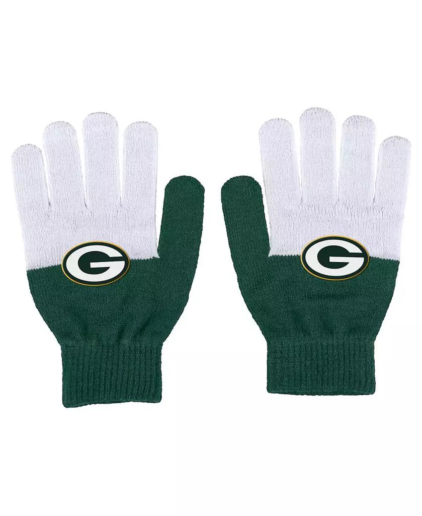 WEAR by Erin Andrews Women's Green Bay Packers Color-Block Gloves