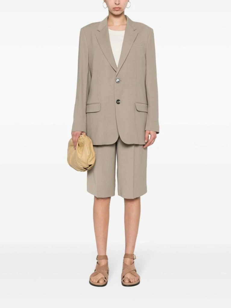 Ami Taupe Brown Tailored Knee Shorts 2