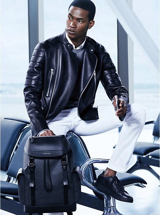Michael Kors Keating Pebbled Leather Sneaker 5