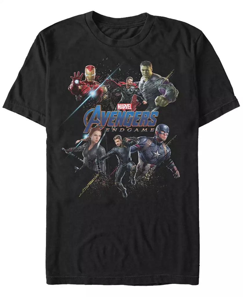 Marvel Marvel Men's Avengers Endgame Splatter Group, Short Sleeve T-shirt