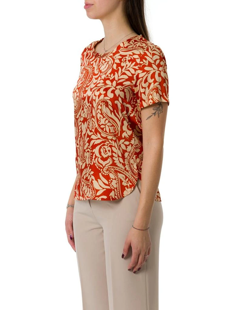 LIU •JO Liu Jo Paisley-Printed Round-Neck T-Shirt 3