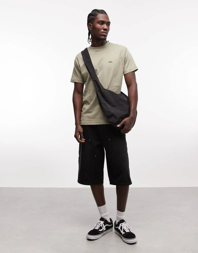 Vans Vans left chest logo t-shirt in sage green 2