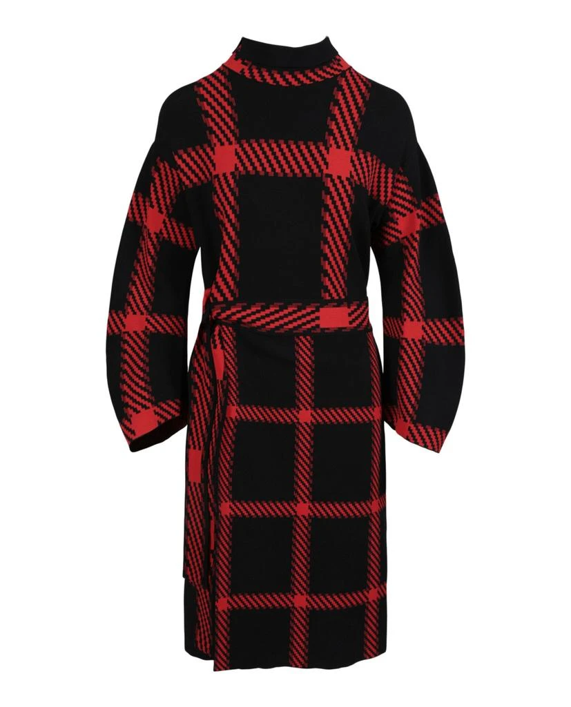 Stella McCartney Check Print Belted Dress 1