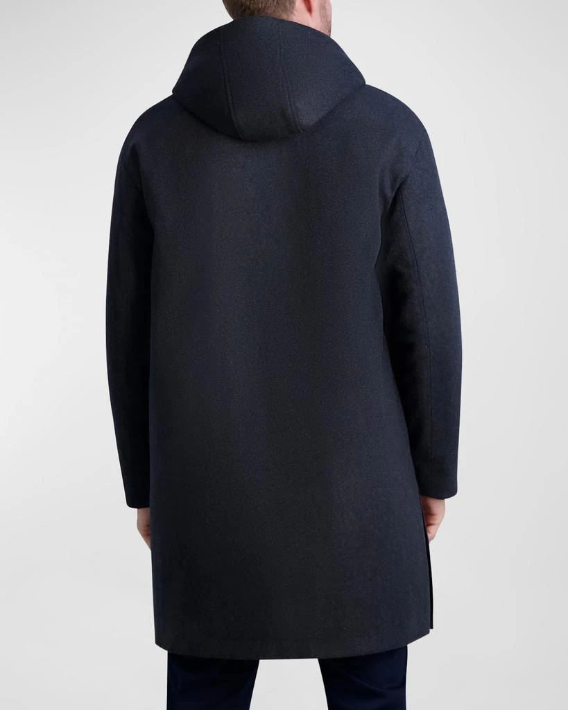 Karl Lagerfeld Paris Men's Wool-Blend Parka w/ Handwarmer Pockets 4