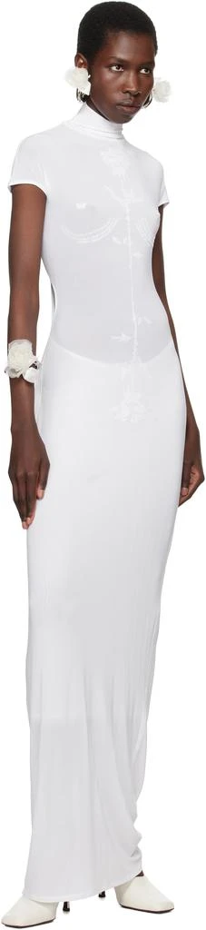 D'heygere SSENSE Exclusive Bridal Capsule Flower Hoop Earrings 4
