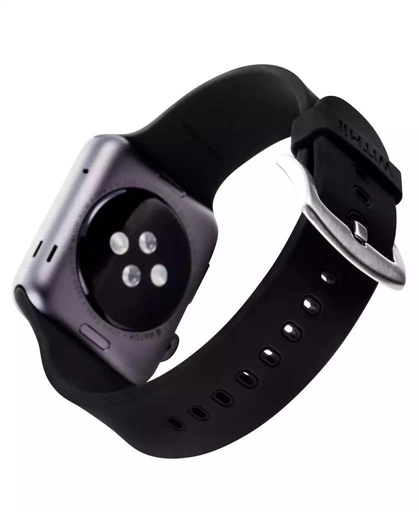 WITHit Black Smooth Silicone Band designed for Apple Watch® 42mm (Series 1-3 only) & 44/45/46/49mm (Ultra & Ultra 2) 3