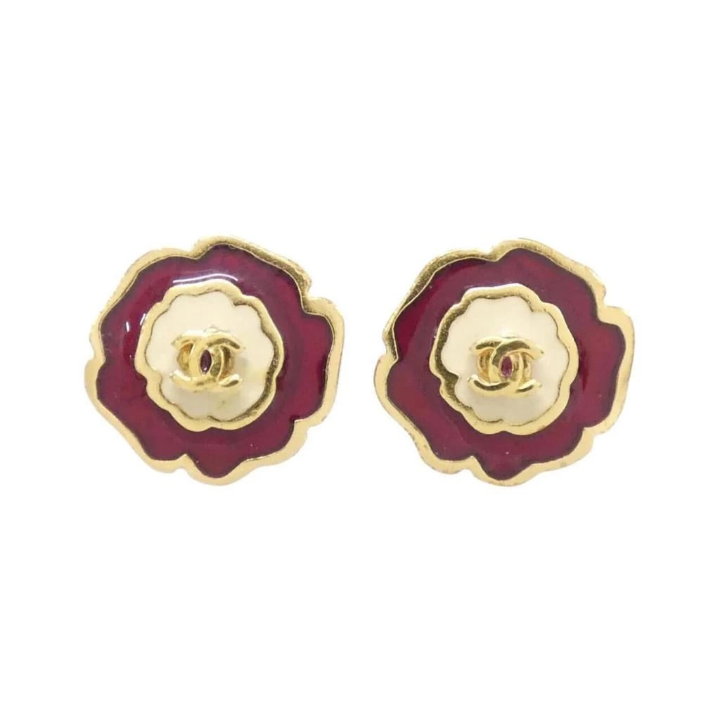 Chanel gold Color Stud Earrings (Pre-Owned)