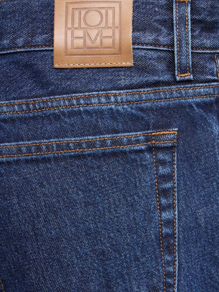 Totême Low Rise Straight Cotton Denim Jeans 2