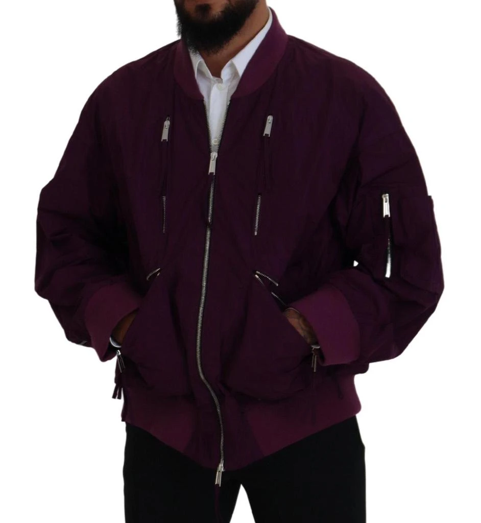 DSQUARED2 Dsqua²  Polyester Full Zipper Bomber Men's Jacket 5
