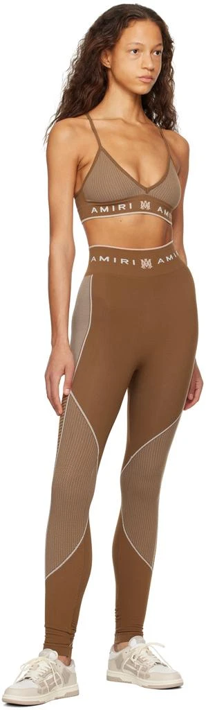 AMIRI Brown MA Seamless Leggings 4