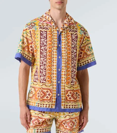 ETRO Printed cotton bowling shirt 3