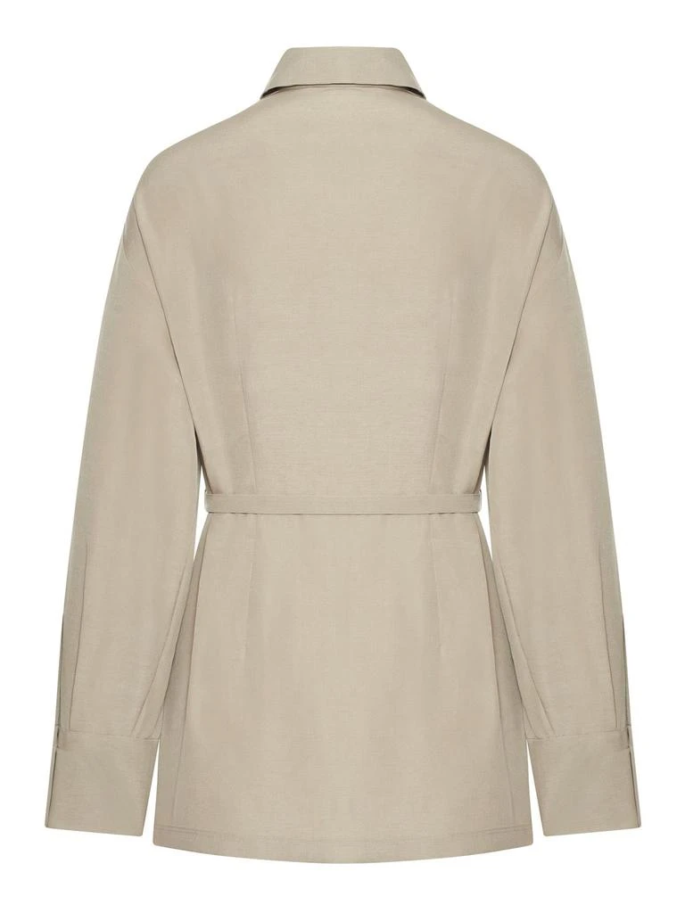 Max Mara Max Mara Affari Oversized Belted Shirt 2
