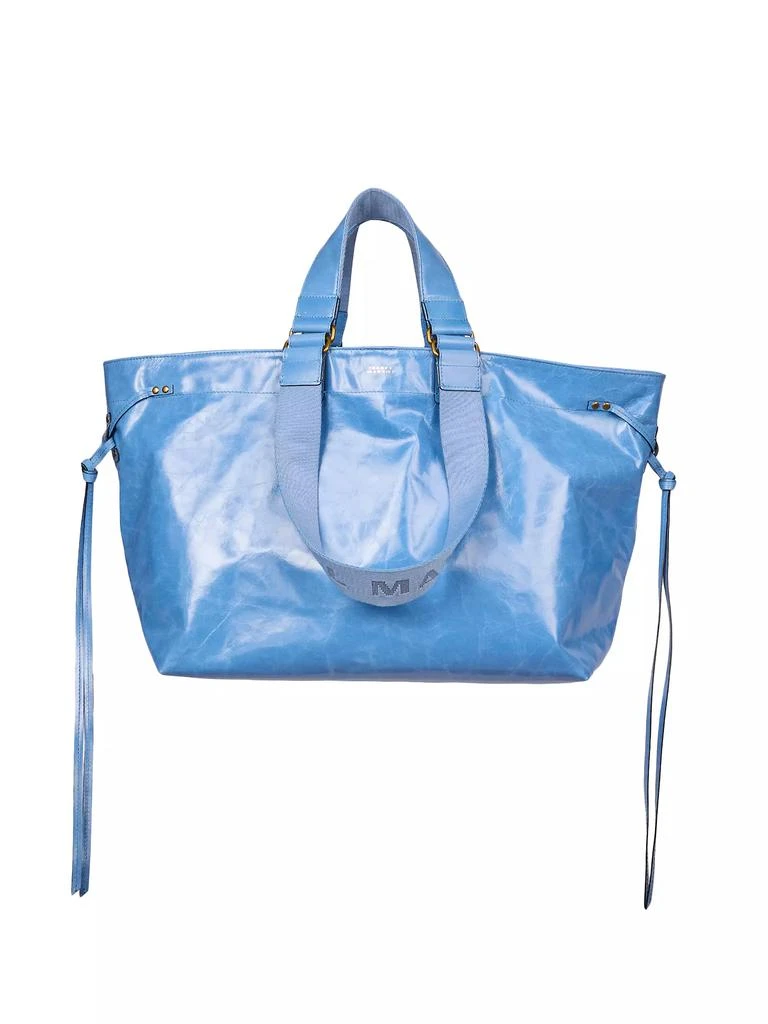 Isabel Marant Wardy Patent Leather Tote Bag 5
