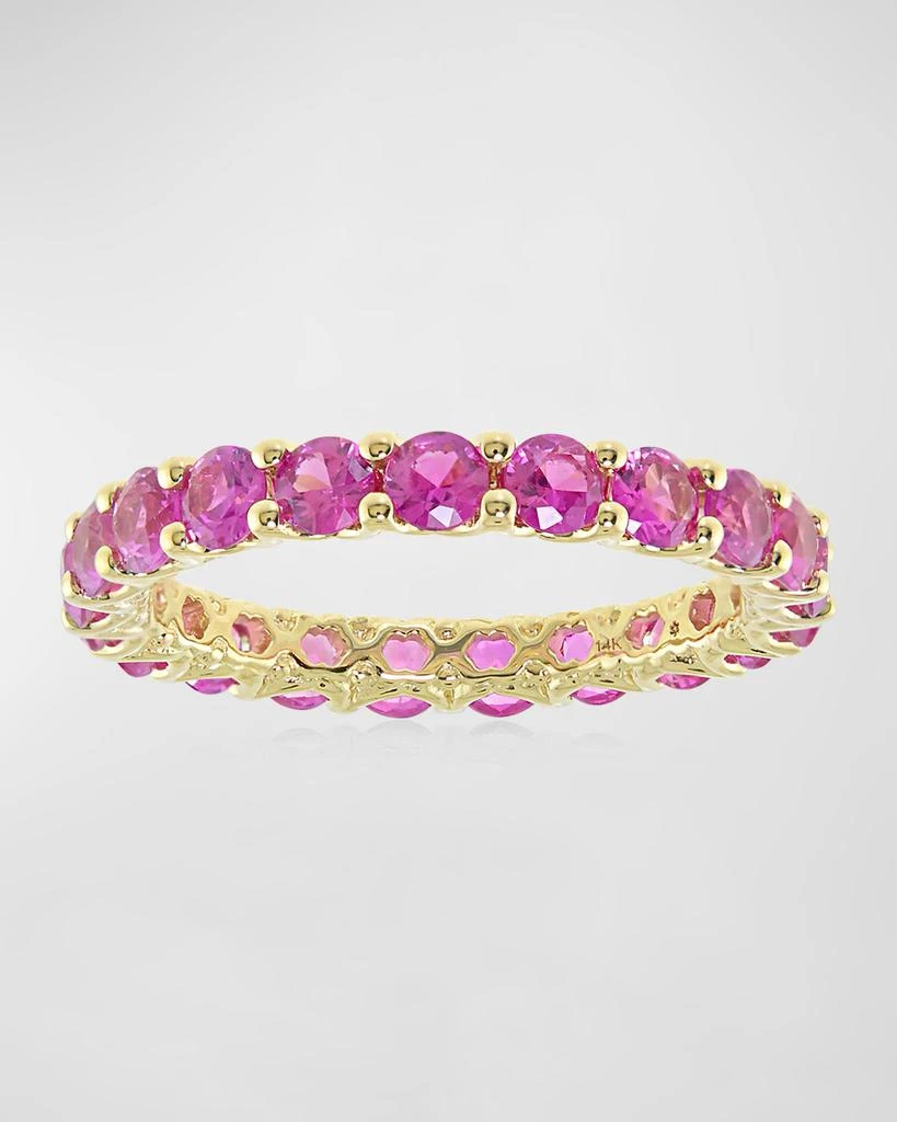 Stevie Wren 18K Yellow Gold The Hero Emerald Band 1