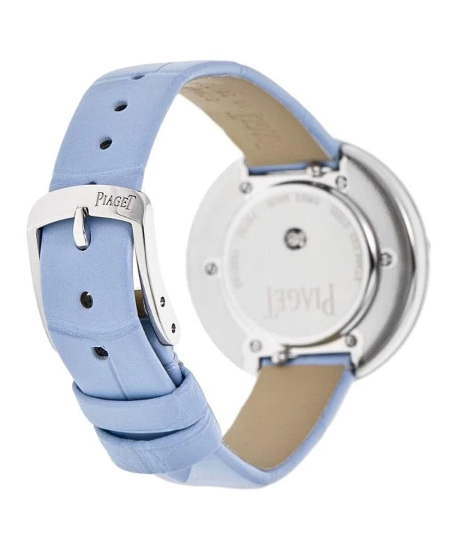 PIAGET Piaget Possession Silver Diamond 29mm Dial Light Blue Leather Strap Women's Watch G0A43080 4