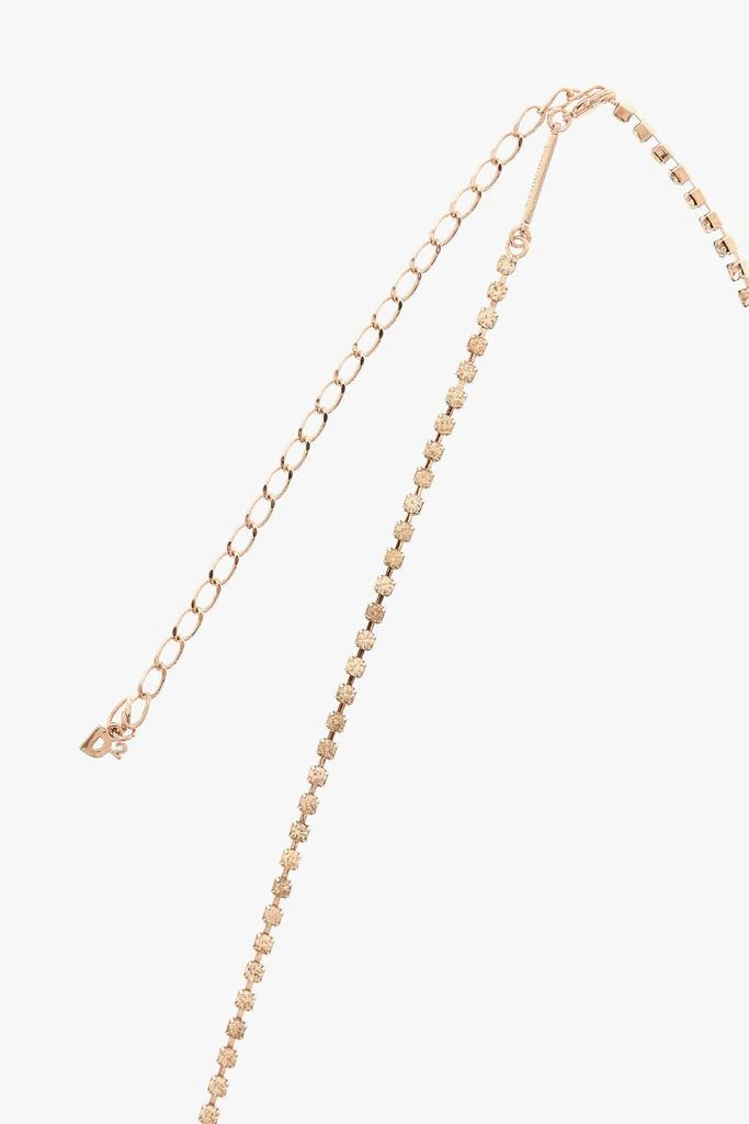DSQUARED2 Dsquared2 Metal Bralette with Rhinestone Embellishment 4