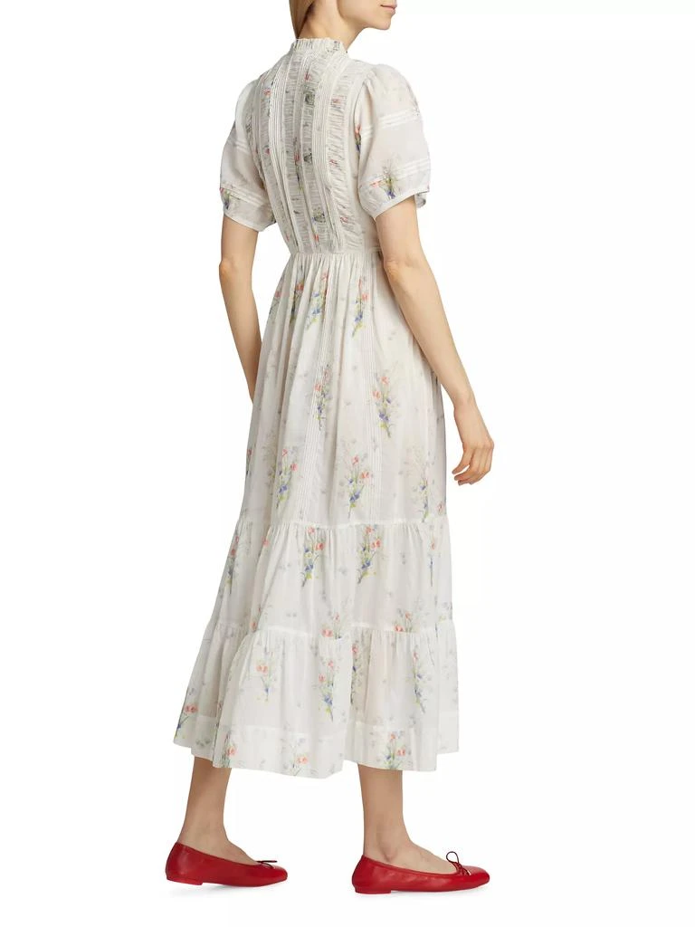 DÔEN Haleigh Floral Cotton Maxi Dress 5