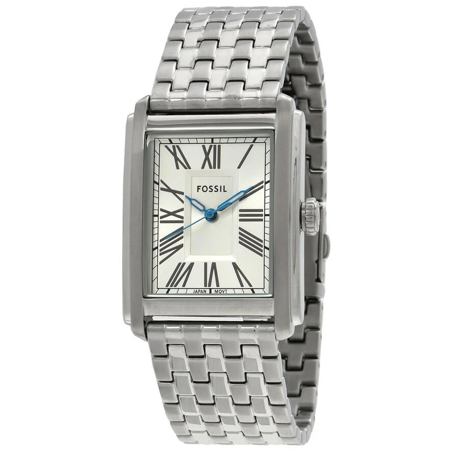 Fossil Carraway Quartz Silver Dial Watch FS6008