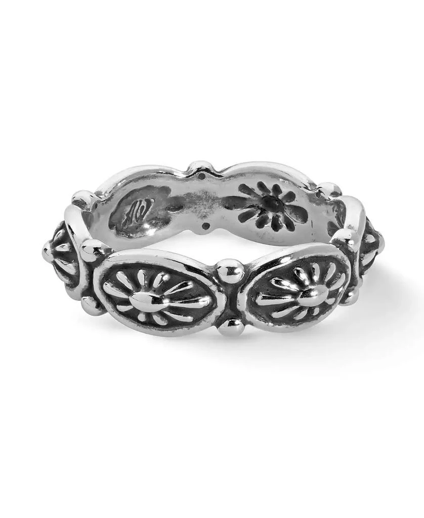 American West Jewelry Sterling Silver Women
s Ring, Concha Design, Sizes 5 - 10