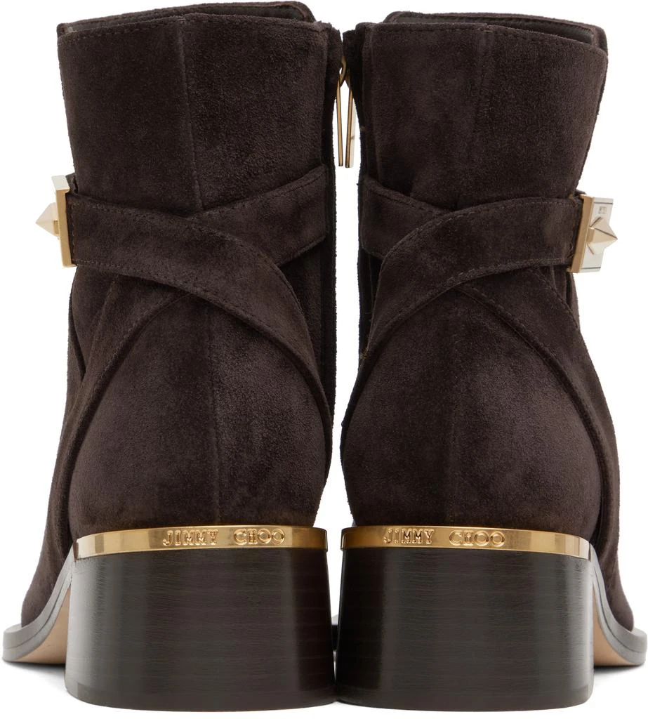 Jimmy Choo Brown Diantha 45 Boots 2