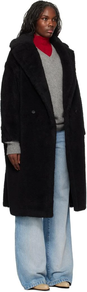 Max Mara Black Tedgirl Coat 2