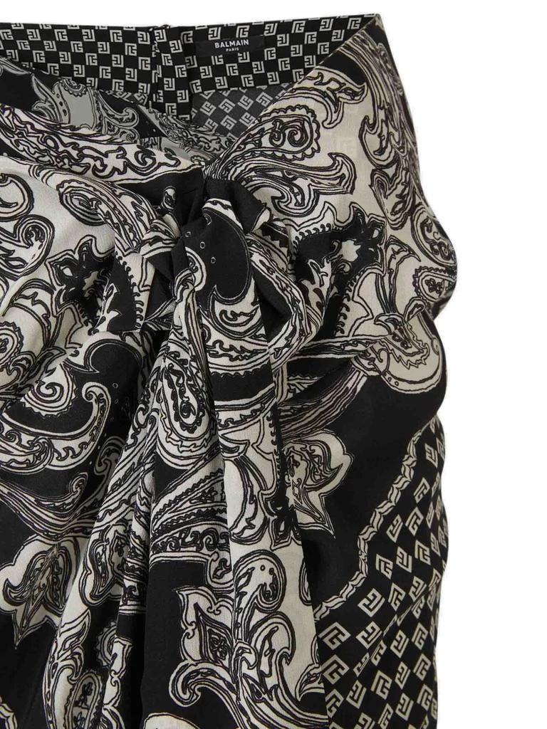 Balmain Balmain Fringed Scarf Skirt 4