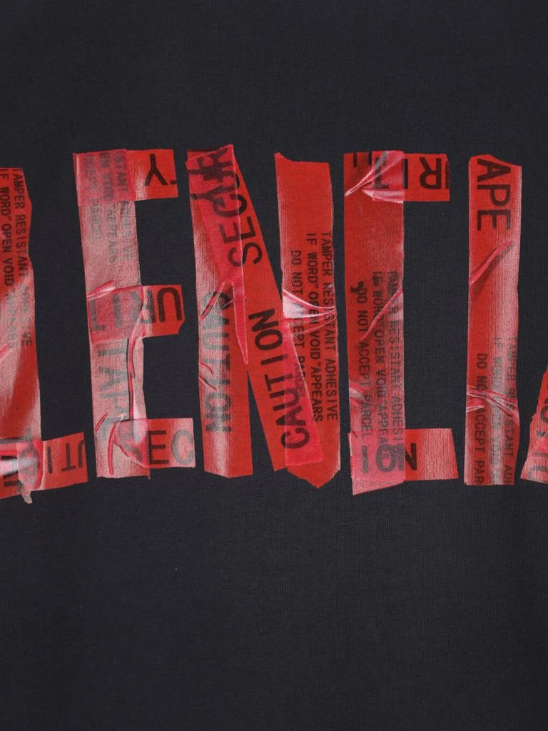 Balenciaga Balenciaga Logo-Tape Long-Sleeved T-Shirt 3