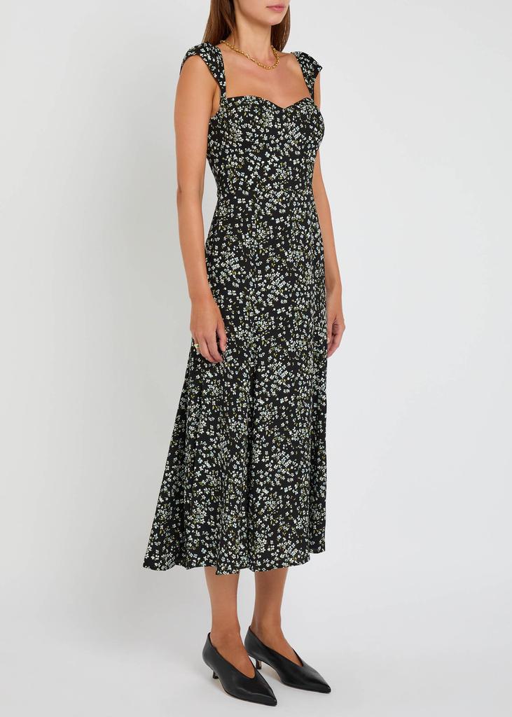 Bryson floral-print crepe midi dress – On Sale Now with Up to 31% Off |  Discover Exclusive Deals \u0026 Savings at BeyondStyle – Authentic Reformation  womens/clothing/new season|promotions/golden week|aw25|holiday  shop/womens|promotions|womens/clothing ...