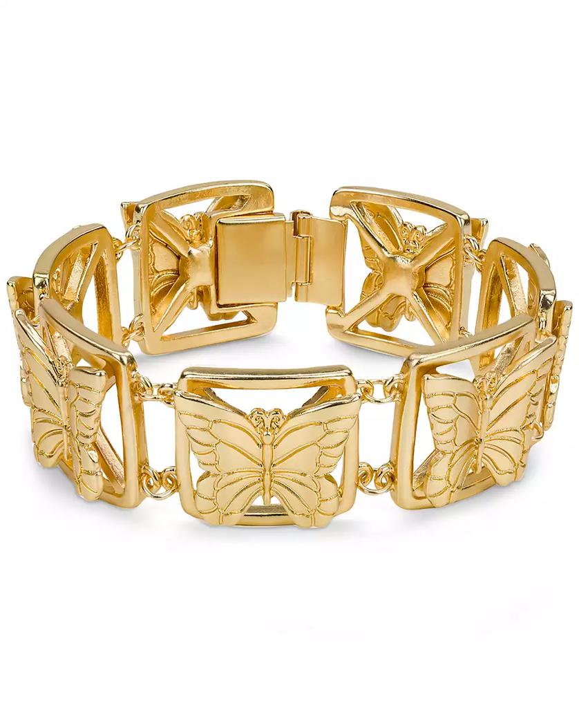 Patricia Nash Gold-Tone Butterfly Link Bracelet