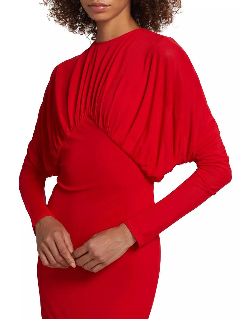 16Arlington Vernest Gathered Long Sleeve Gown 6
