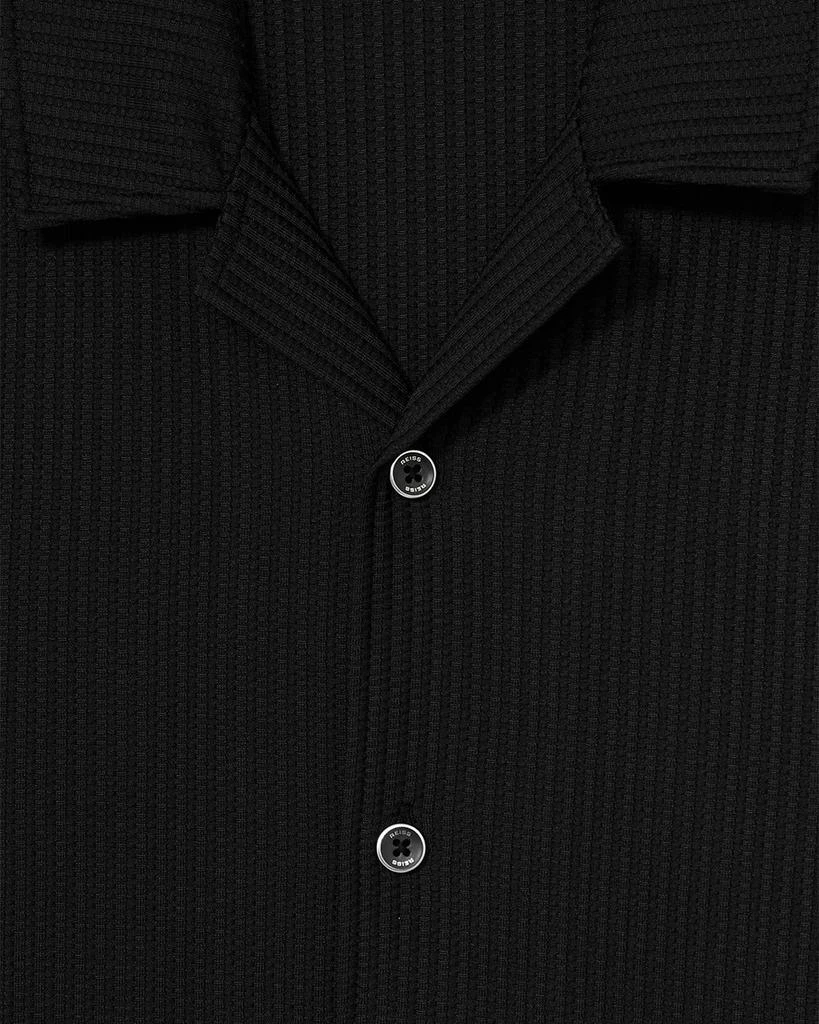 REISS Relaxed Fit Textured Short Sleeve Camp Shirt 5