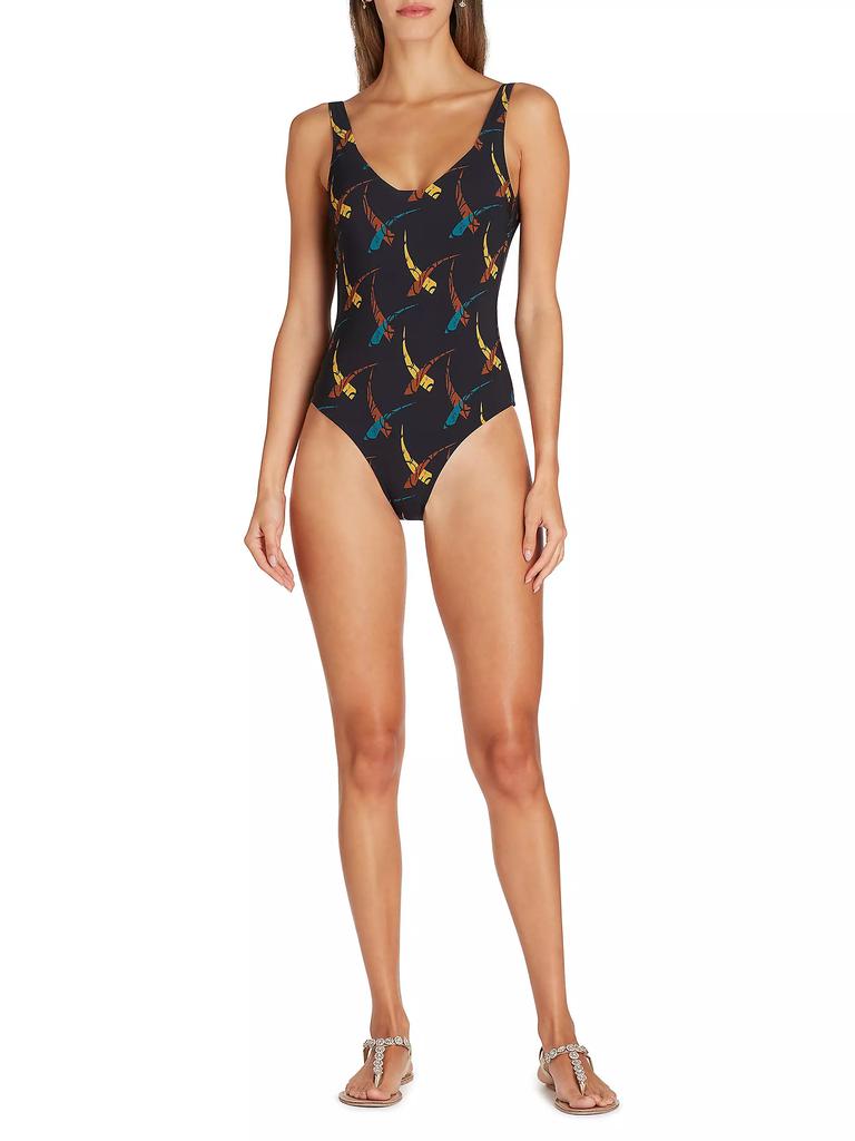 VALIMARE Verona Stamped One-Piece Swimsuit